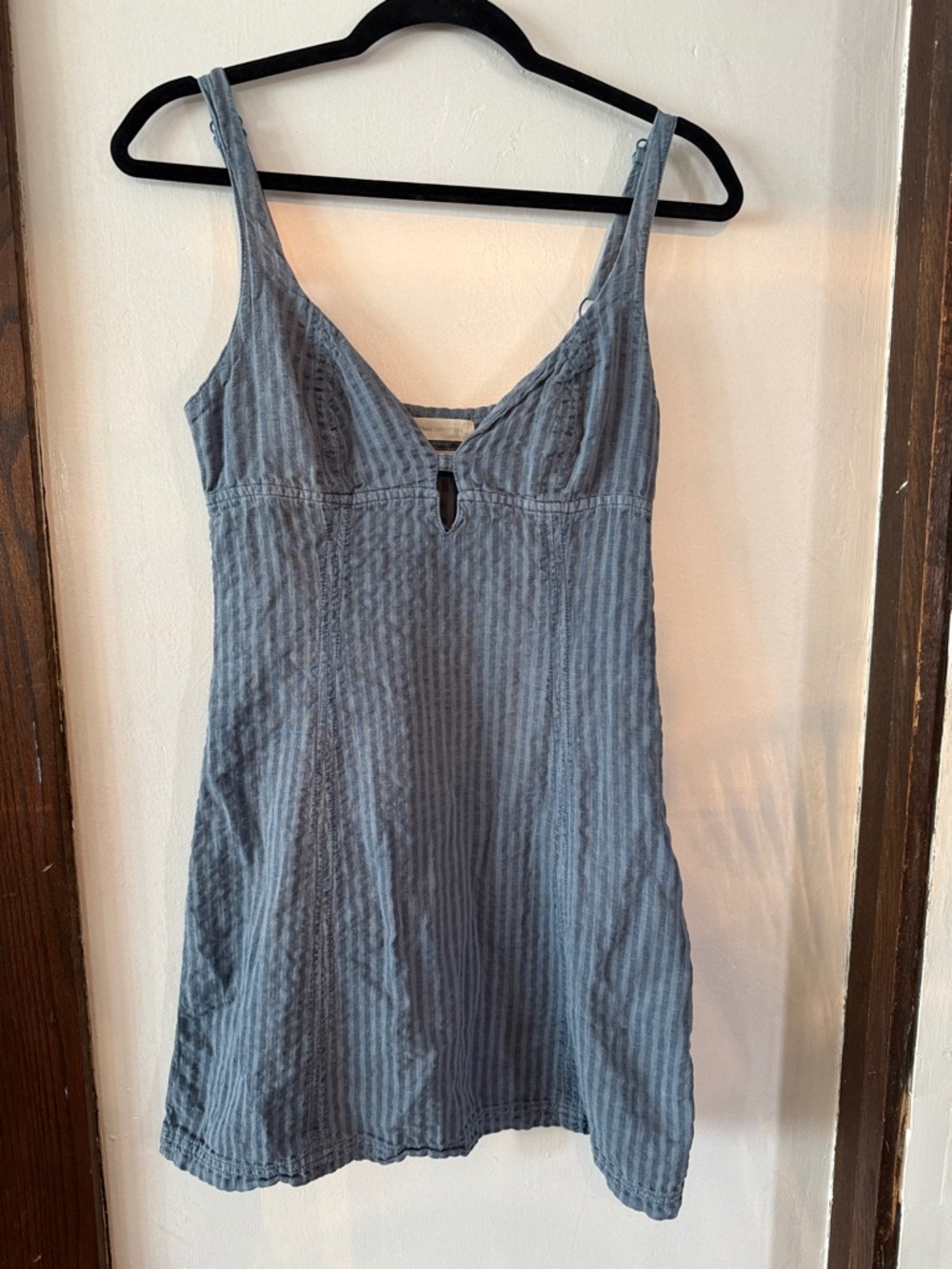 Urban Outfitters Blue Striped Sundress